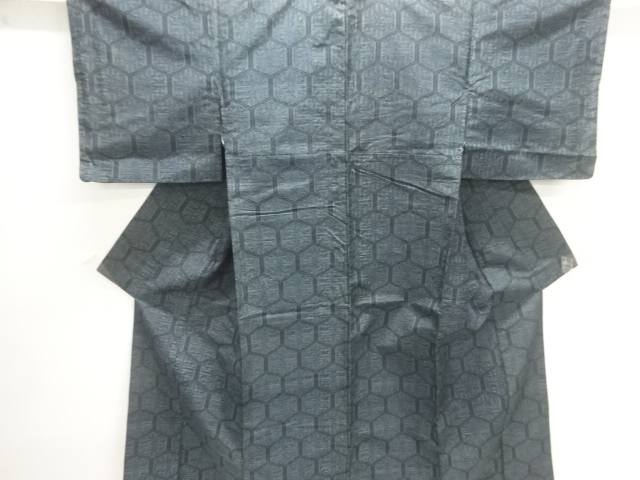 Japanese Kimono / Tsumugi Omeshi Silk